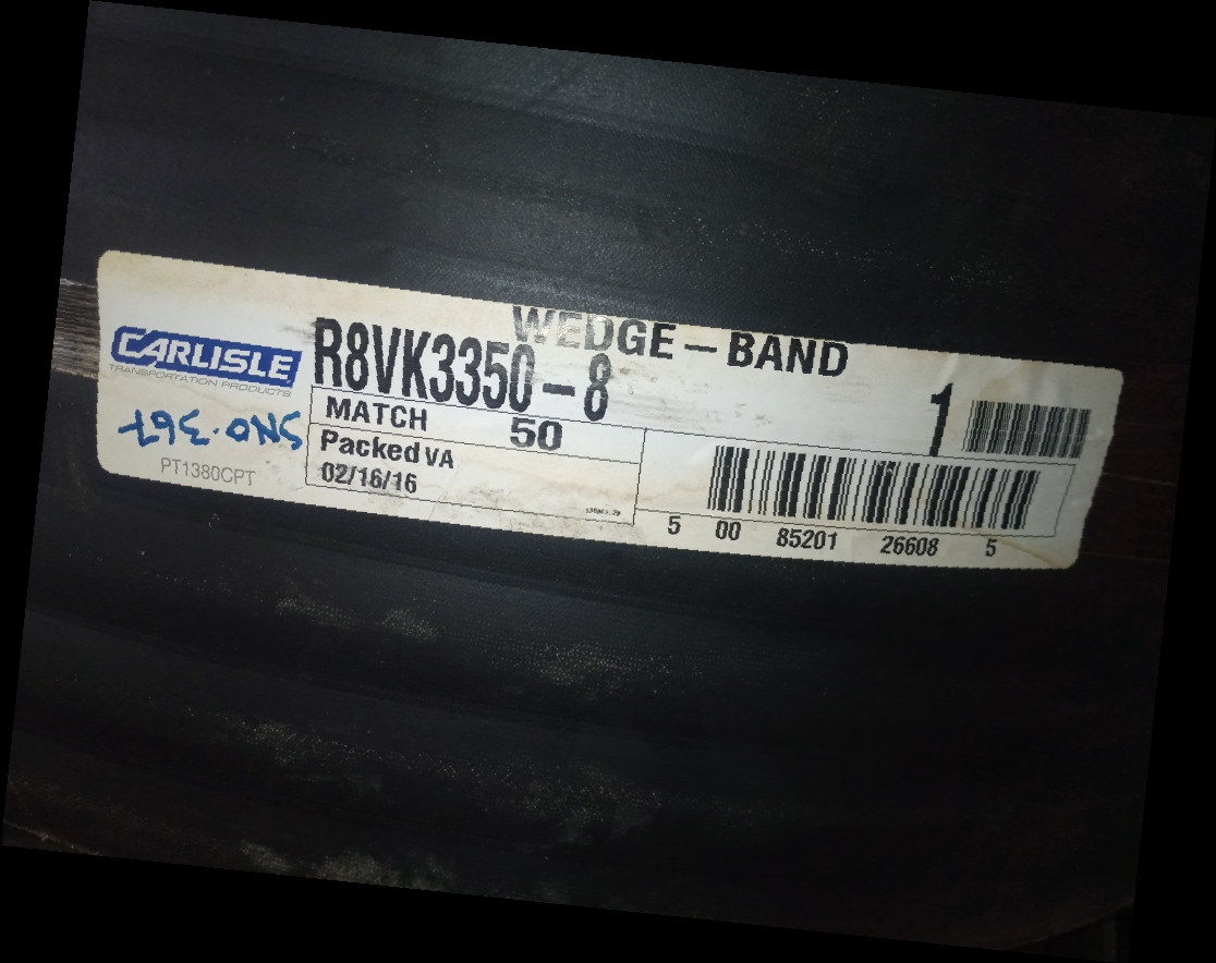 Hytrol B-05558 | INSIDE V-BELT GD - LH  8-3/4